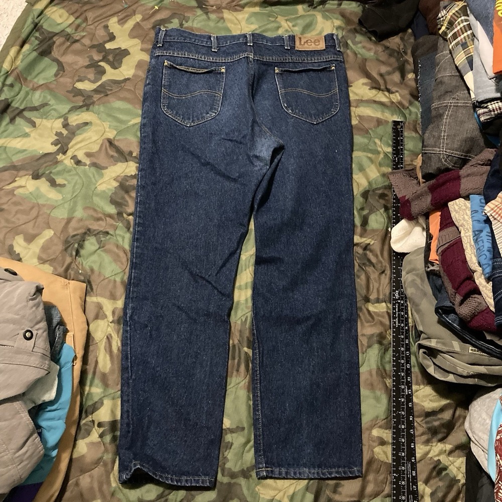 Vintage 90s Lee Straight Leg Jeans 100% Cotton Men's 36/30